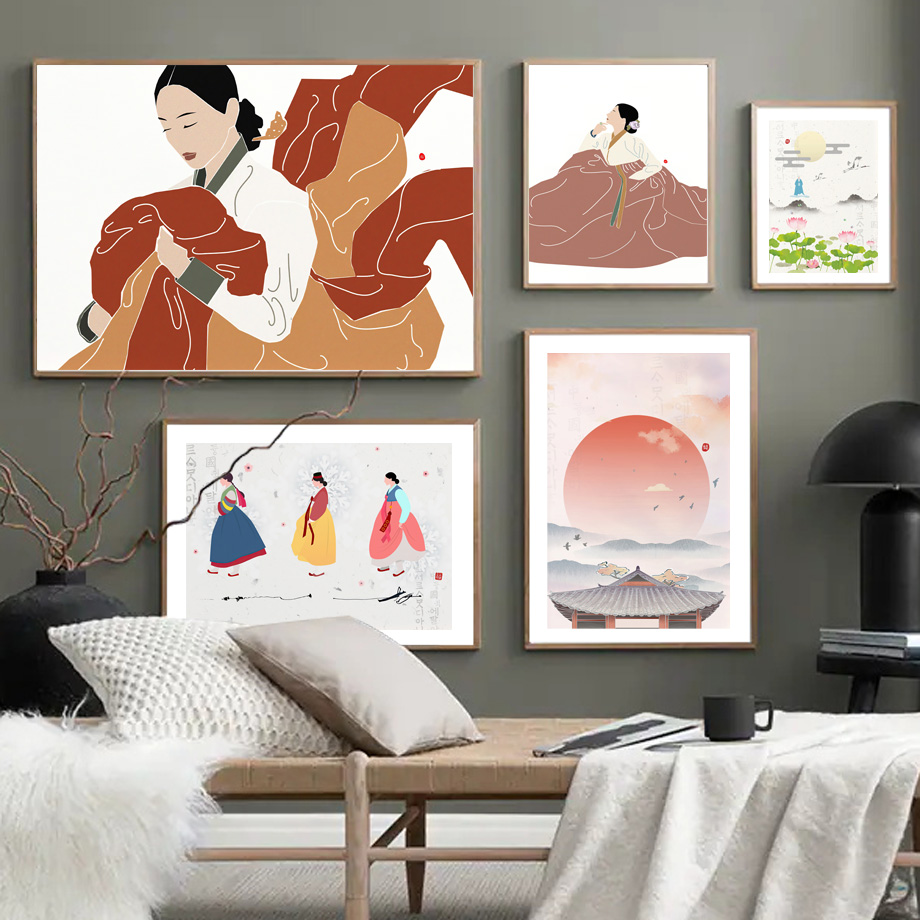 Korean Lifestyle Aesthetic - Stile coreano Boho Hanbok Ragazza Asiatica