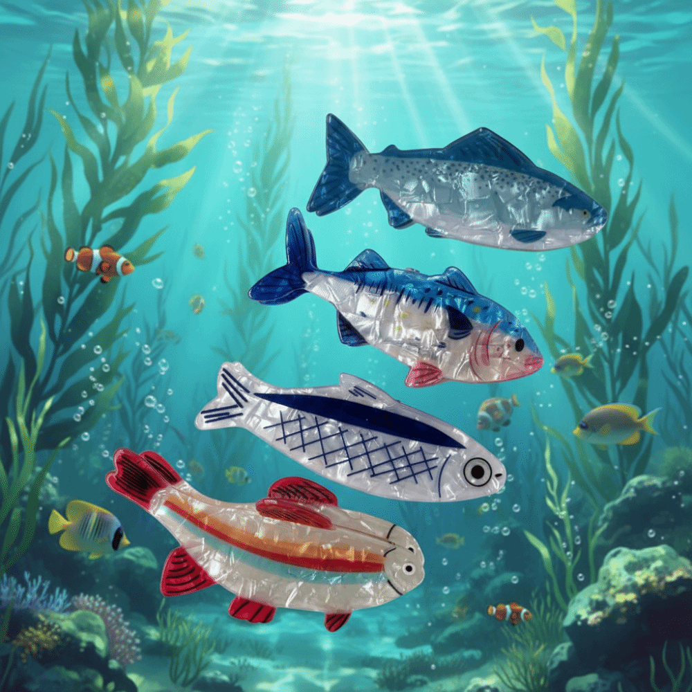 Fermacapelli a forma di pesce  - Korean Women Lifestyle recensione e prezzo